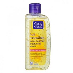 Clean And Clear Fruit Essentials Facial Cleanser Brightening Lemon