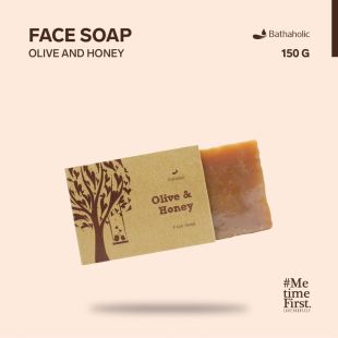 Bathaholic Face Soap Olive & Honey 