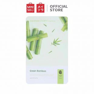 Miniso Japanese Charm Sheet Mask Green Bamboo