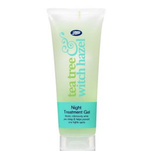 Boots Tea Tree & Witch Hazel Night Treatment Gel 