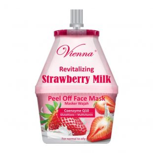 Vienna Vienna Peel Off Face Mask Revitalizing Strawberry Milk 