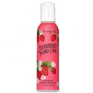 Bath and Body Works Strawberry Pund Cake Body Mousse 