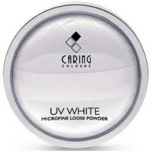 Caring Colours UV White Microfine Loose Powder Transparent