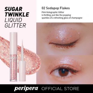 Peripera Sugar Twinkle Liquid Glitter 02 Sodapop Flakes