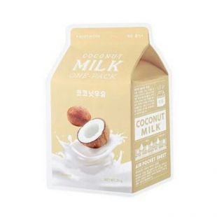 APIEU Milk One Pack Sheet Mask Coconut Milk