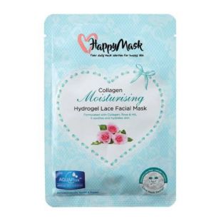 HappyMask Collagen Hydrogel Lace Facial Mask Moisturising