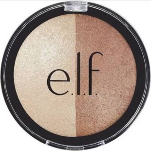 E.L.F Baked Highlighter & Bronzer Duo White and Brown