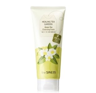 the SAEM Healing Tea Garden Green Tea Cleansing Foam Moisturizing