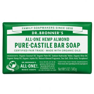 Dr. Bronner's Pure-Castile Bar Soap Almond