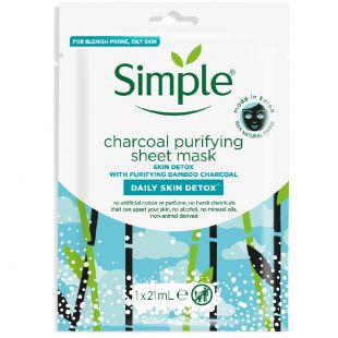 Simple Charcoal Purifying Sheet Mask 