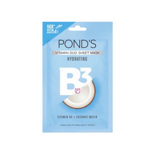 Pond's Vitamin Duo Sheet Mask Coconut Water + VIT B3 (Hydrating)