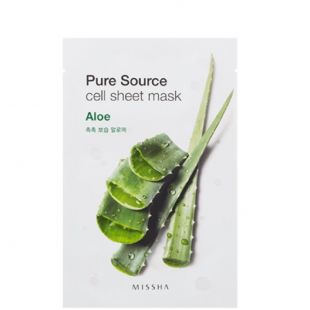 Missha Pure Source Cell Sheet Mask Aloe