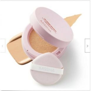 Missha The cushion skin matte set (pact + refill + puff) spf50+/pa+++ #23 Sand