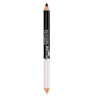 SilkyGirl silky girl big eye 2 in 1 eyeliner 01 blackest snow