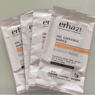 ERHA Oil Control Wipes For Normal to Oily Skin