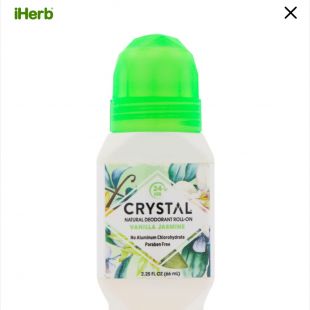 Crystal Crystal deodorant green Vanilla jasmine