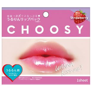 Pure Smile CHOOSY Lip Pack Strawberry (Moisturizing & Tightening) Strawberry