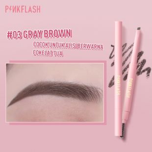 Pinkflash Automatic Eyebrow Pencil Lasting 8H Waterproof 03 Gray Brown