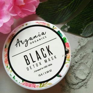 Argania Organics Black Detox Mask Normal to Oily Skin
