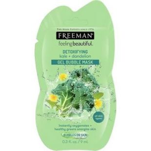 FREEMAN Detoxifying Kale + Dandelion Gel Bubble Mask 