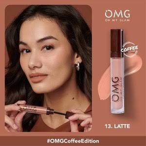 OMG Oh My Glam Matte Kiss Lip Cream Coffee Edition Latte