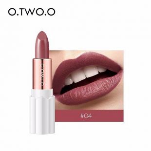 O.TWO.O O.TWO.O Plum Blossom Lipstick Nude Rich Color Waterproof Moisturizer 04