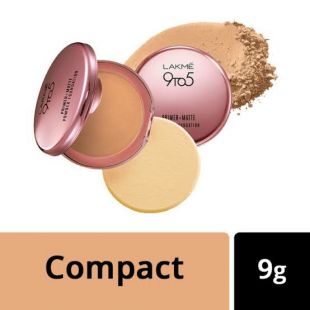 Lakmé 9to5 Primer + Matte Powder Foundation Compact Natural Light