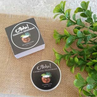 The Natural Story Aloha Charcoal Deodorant 