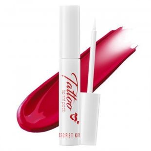 Secret Key Tattoo Lip Tint Pack Cherry Red