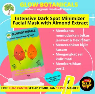 Glow Botanicals  Natural Organic Wash Off Mask Intensive Dark Spot Minimizer