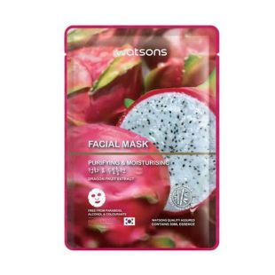 Watsons Facial Mask Purifying & Moisturising Dragon Fruit Extract