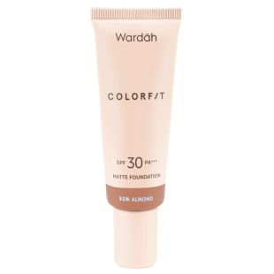Wardah Colorfit Matte Foundation 52N Almond