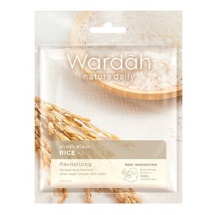 Wardah Nature Daily Revitalizing Sheet Mask Rice