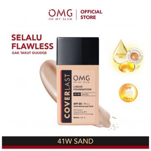 OMG Coverlast Liquid Foundation 41W Sand