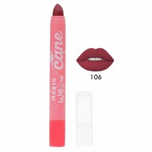 Marshwillow Candy Cane Matte Lip Crayon Red Series 106