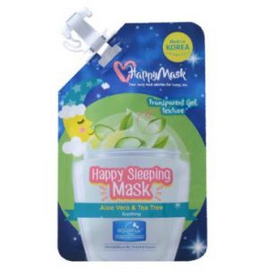 HappyMask Happy Sleeping Mask Aloe Vera & Tea Tree Soothing Sleeping Mask