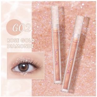 Focallure Starlight Diamond Liquid Eyeshadow G02 - Rose Gold Diamondz