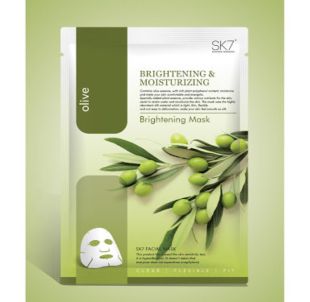 SK7 Olive Brightening Mask Brightening and Moisturizing