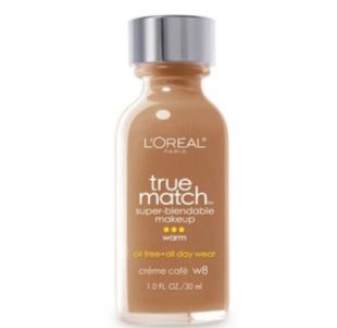 L'Oreal Paris True Match Super-Blendable Liquid Foundation W8 Creme Cafe