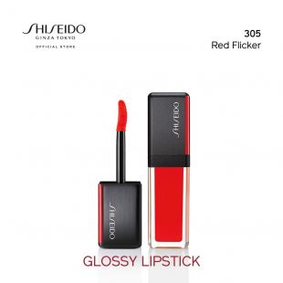 Shiseido LacquerInk Lip Shine 305 Red Flicker