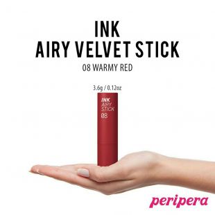 Peripera Ink Airy Velvet Stick 08 Warmy Red