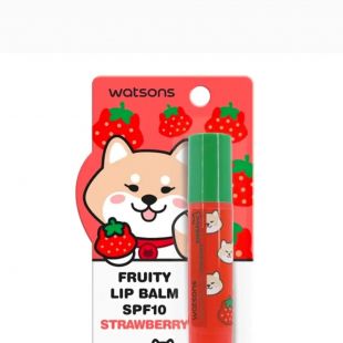 Watsons Shiba Fruity Lip balm Strawberry 3.5g Strawberry