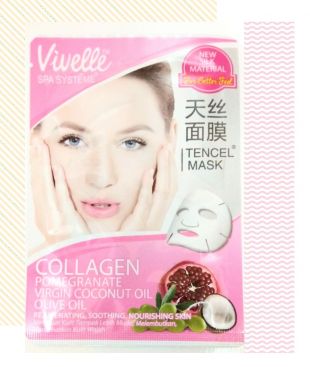 Vivelle Vivelle Spa Sistem Tencel Mask Collagen 