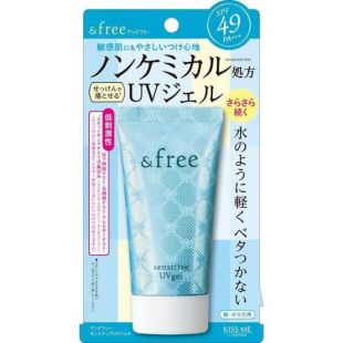 Kiss Me Isehan Co. &free Sensitive UV Gel SPF49 PA+++