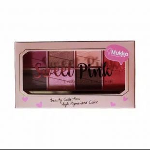 mukka Eyeshadow Palette and Blusher Sweet Pink