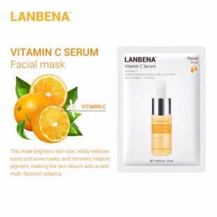 Lanbena Vitamin C Facial Serum Mask 