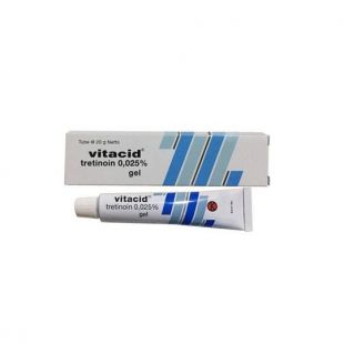 Vitacid Tretinoin Gel 0,025% (HARUS DENGAN RESEP DOKTER) 