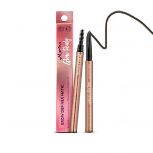 Marina Glow Ready Brow Definer Matic Deep Brown