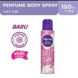 Marina Perfume Body Spray Let's Talk