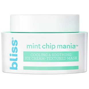 Bliss Mint Chip Mania Cooling & Soothing Ice Cream-Textured Face Mask